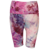 Purple Tie Dye Bike Short - Denny's