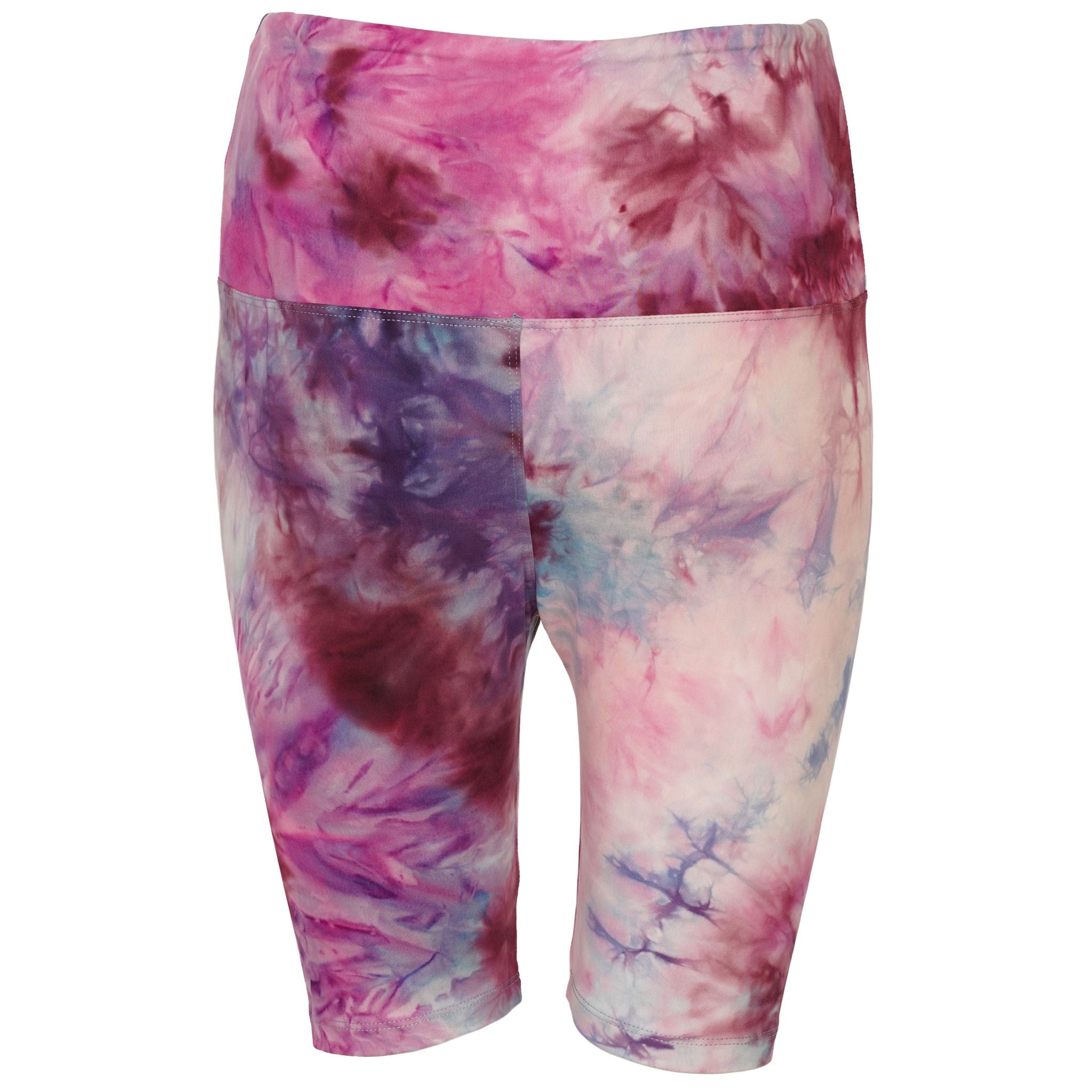 Purple Tie Dye Bike Short - Denny's