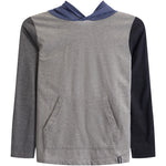 Color Block Jersey Hoodie - Denny's