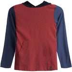 Color Block Jersey Hoodie - Denny's