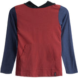 Color Block Jersey Hoodie - Denny's