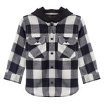 Buffalo Check Flannel Hooded Shirt - Denny's