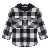 Buffalo Check Flannel Hooded Shirt - Denny's