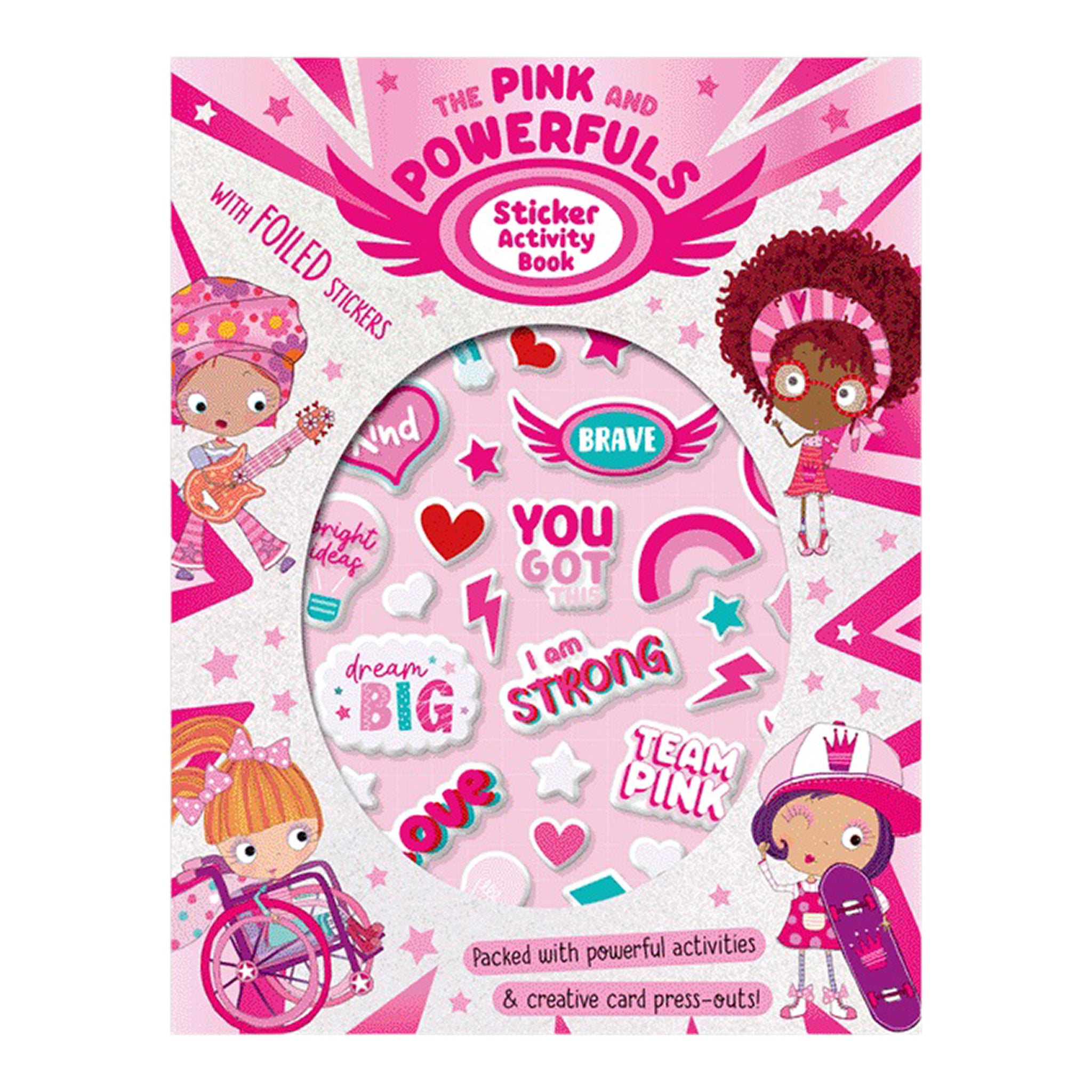 Pink And Powerful Sticker Books - Denny's