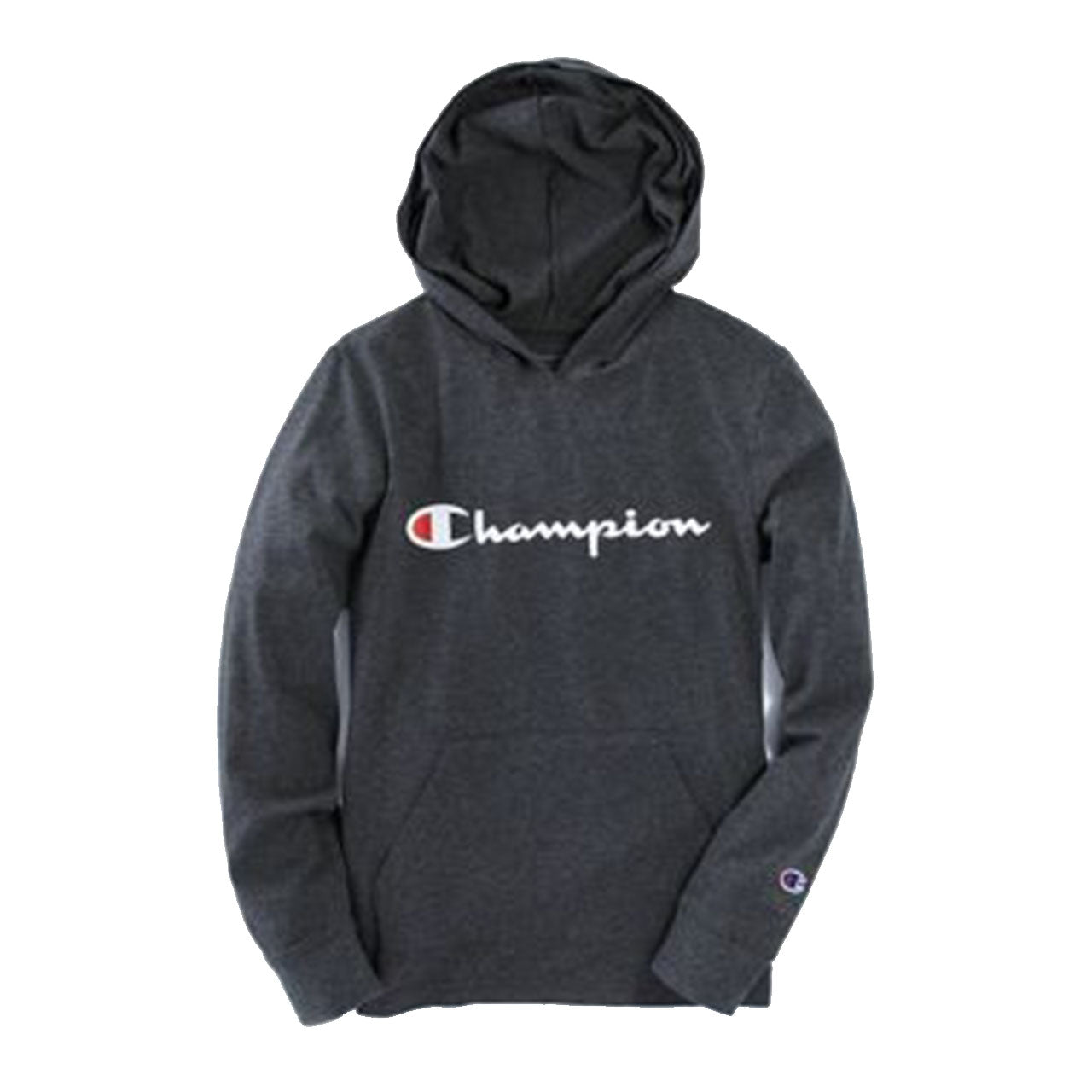 Signature Script Hooded Long Sleeve Tee - Denny's