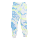 2pc PJ Neon Blue and Green Tie Dye - Denny's