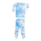 2pc PJ Neon Blue Tie Dye - Denny's