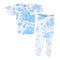 Neon Blue Tie Dye PJ Set - Denny's