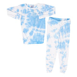 Neon Blue Tie Dye PJ Set - Denny's