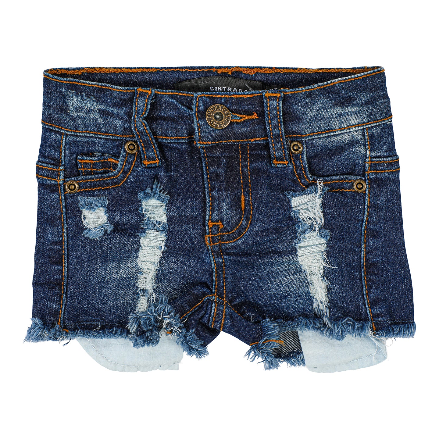 Destructed Denim Short - Denny's