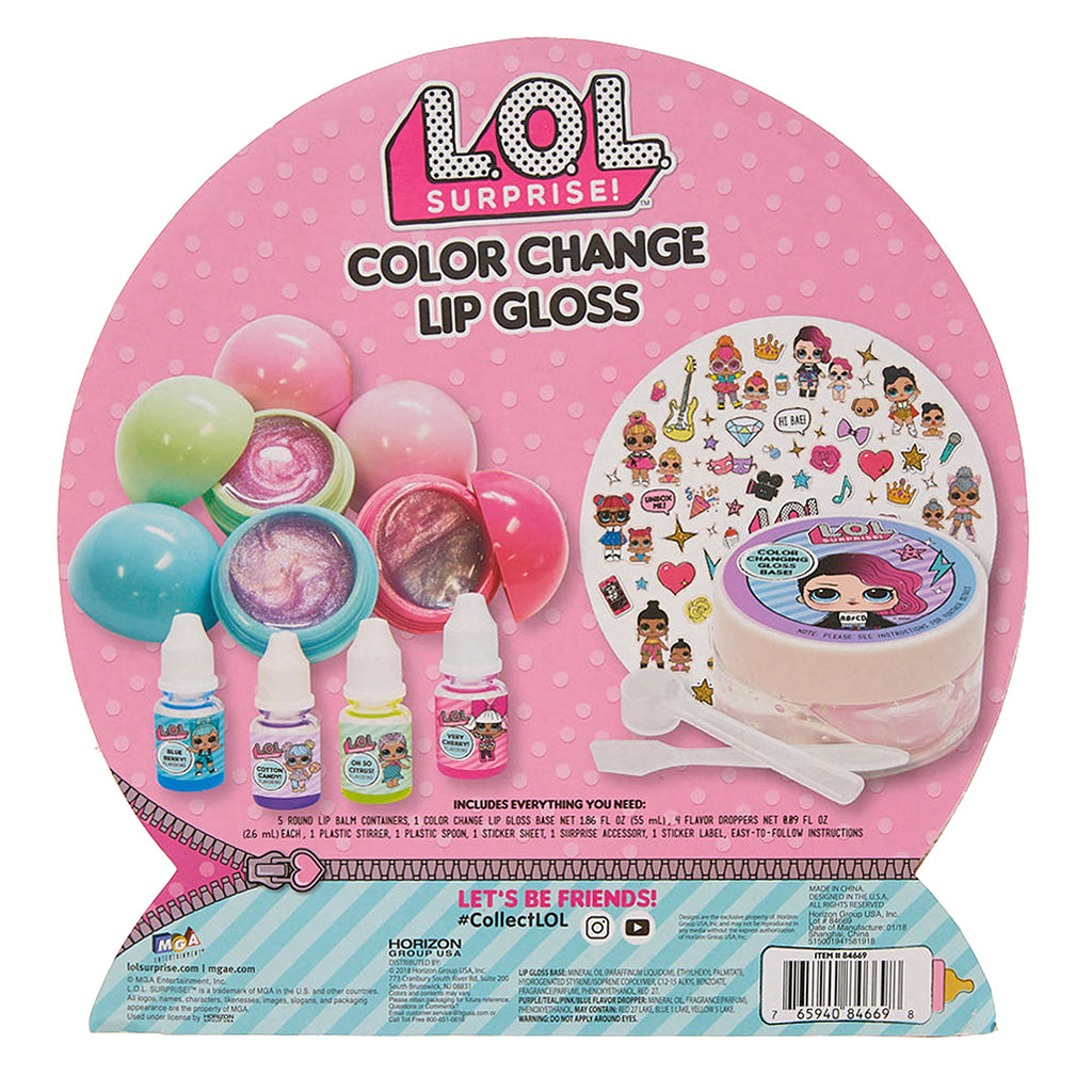 LOL Surprise Color Change Lip Gloss Kit - Denny's