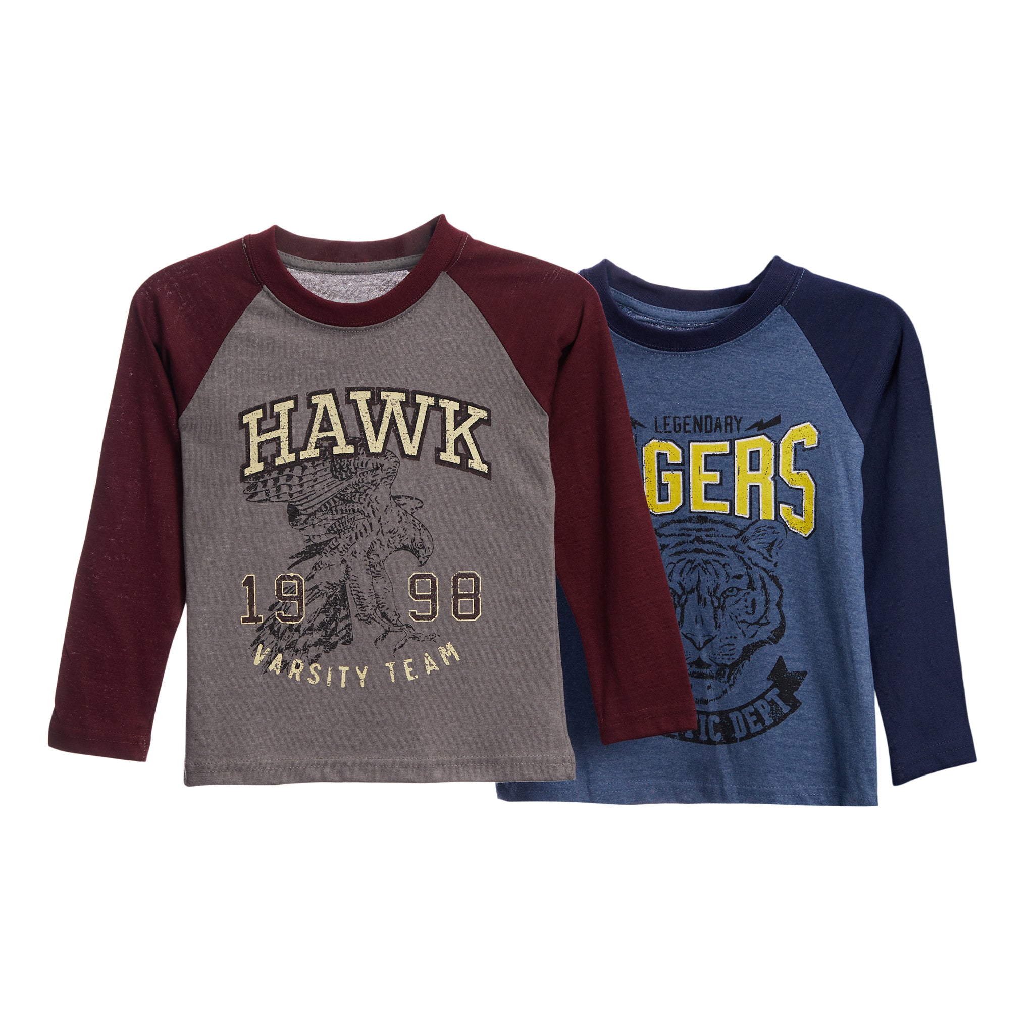 Hawk & Tigers 2pack Raglan Tees - Denny's