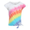Rainbow Tie Dye Tie Side Tee - Denny's
