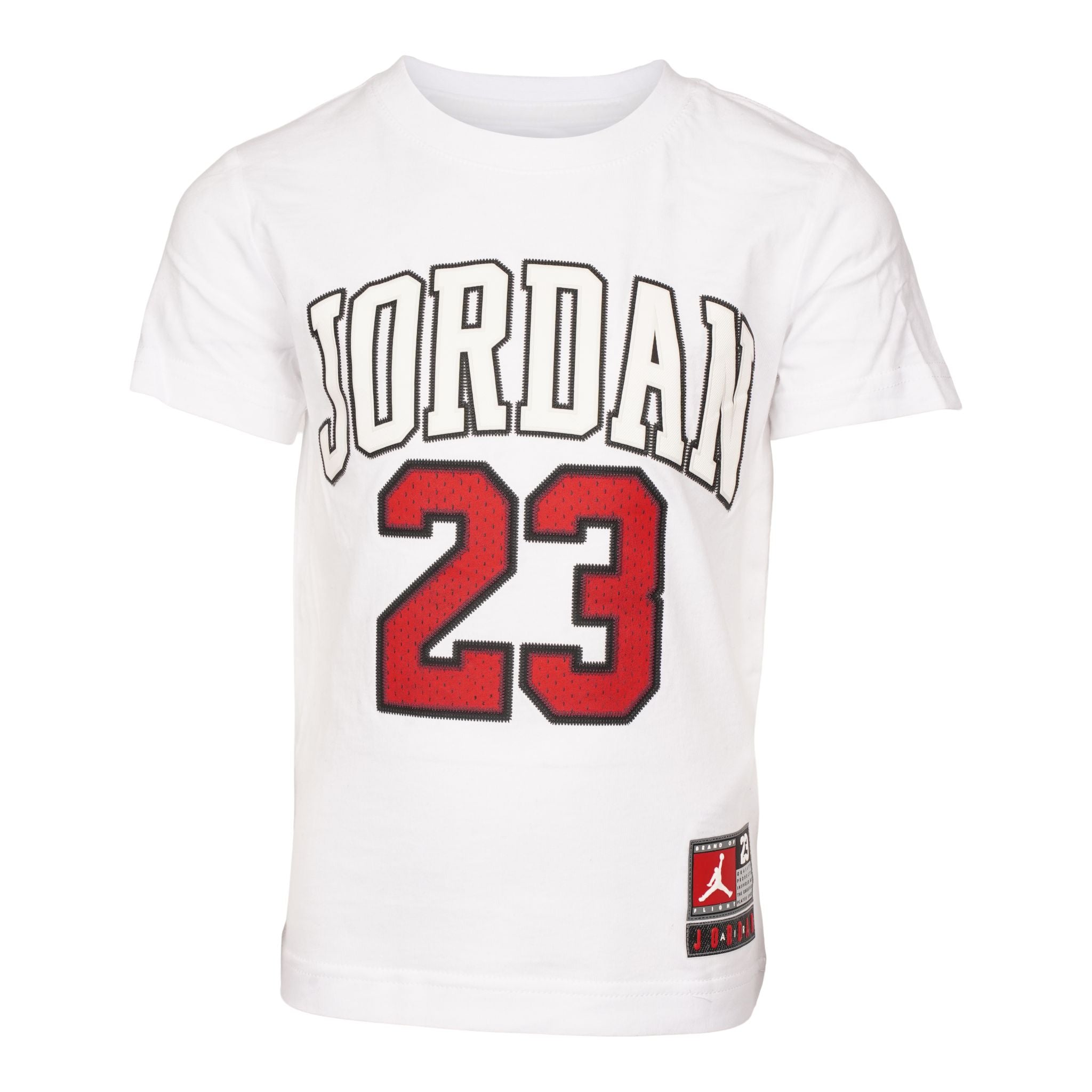 Jordan T-Shirt Flight All Over Print para Júnior em Branco