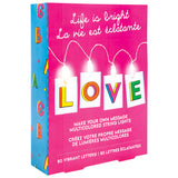 Multi Colored Love String Lights - Denny's