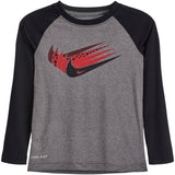 Swoosh Repeat Raglan Tee - Denny's