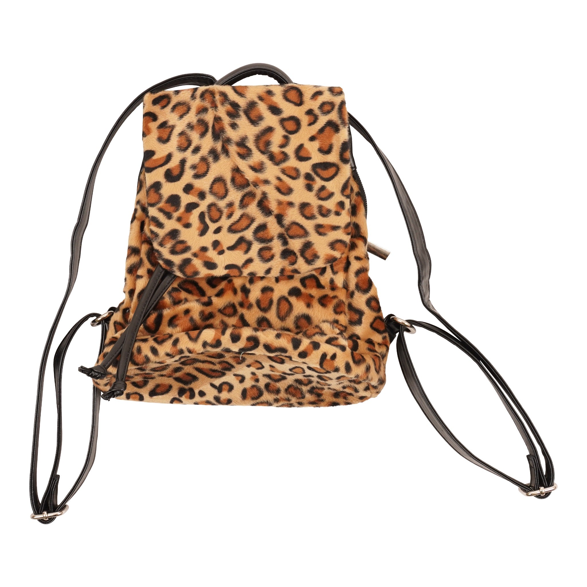 Tiny Fur Leopard Backpack - Denny's