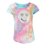 Smile Sequin Shirred Side Tee - Denny's