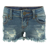 Destructed Denim Short - Denny's