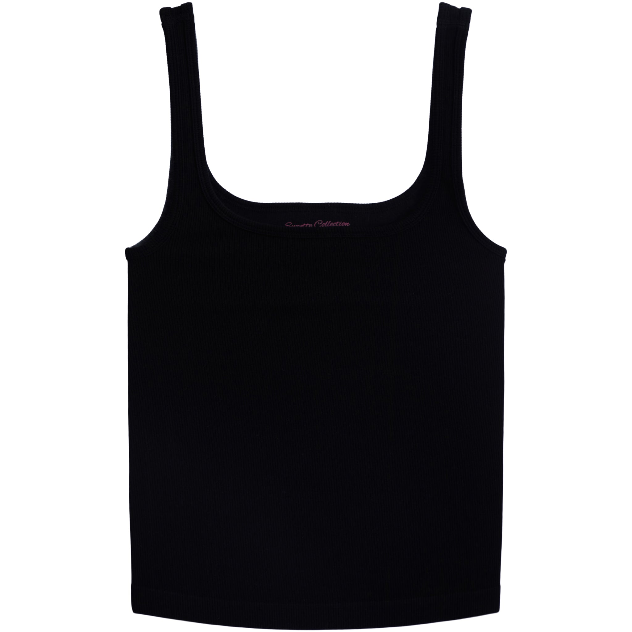 Ribbed Square Neck Tank - Denny's