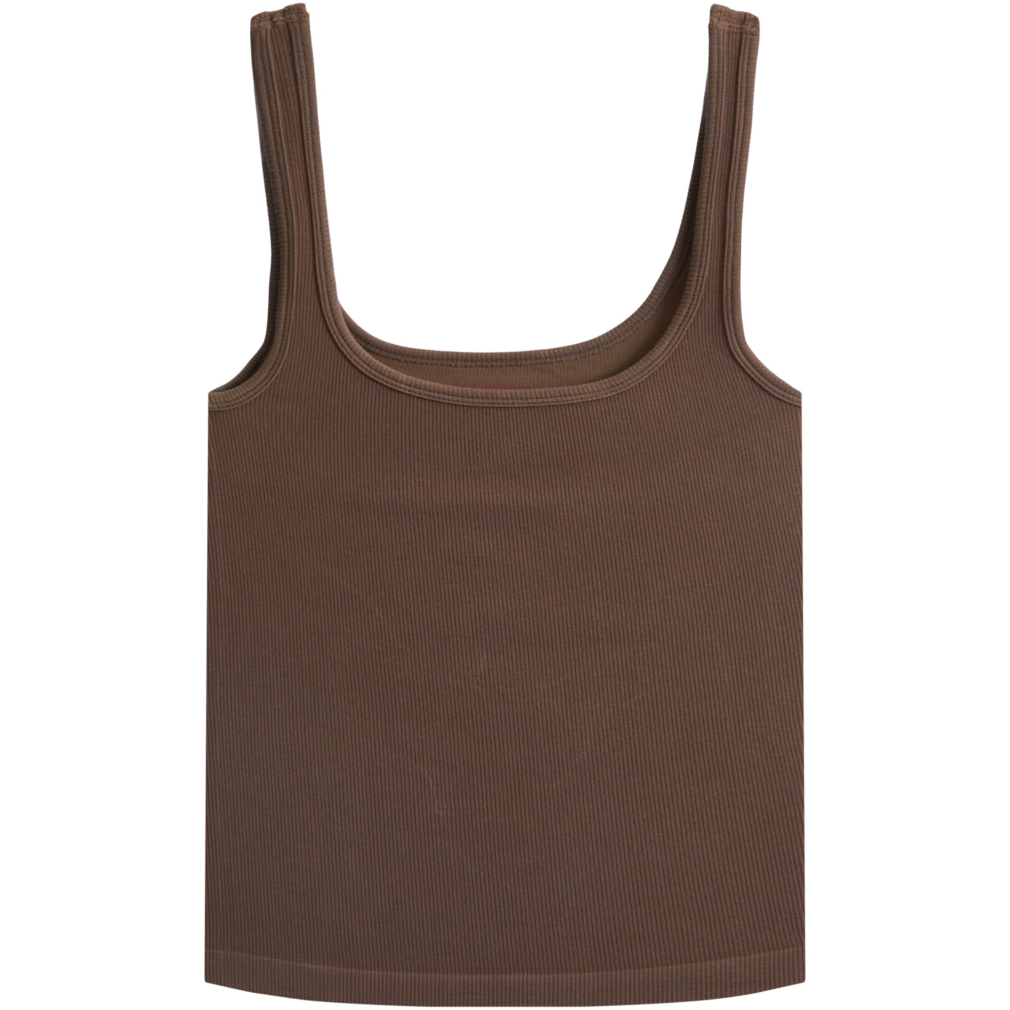 Ribbed Square Neck Tank - Denny's