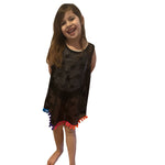 Star Mesh Multi Pom Poms Cover-Up - Denny's