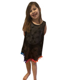 Star Mesh Multi Pom Poms Cover-Up - Denny's