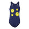 1pc Yellow Smiley Face Bathing Suit - Denny's