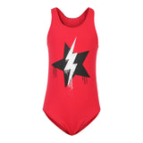 1pc Drippy Star and Bolt Bathing Suit - Denny's