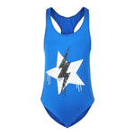 1pc Drippy Star and Bolt Bathing Suit - Denny's