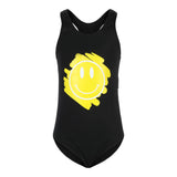 1pc Yellow Smiley Bathing Suit - Denny's