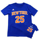Rose Knicks Name & Number Tee - Denny's