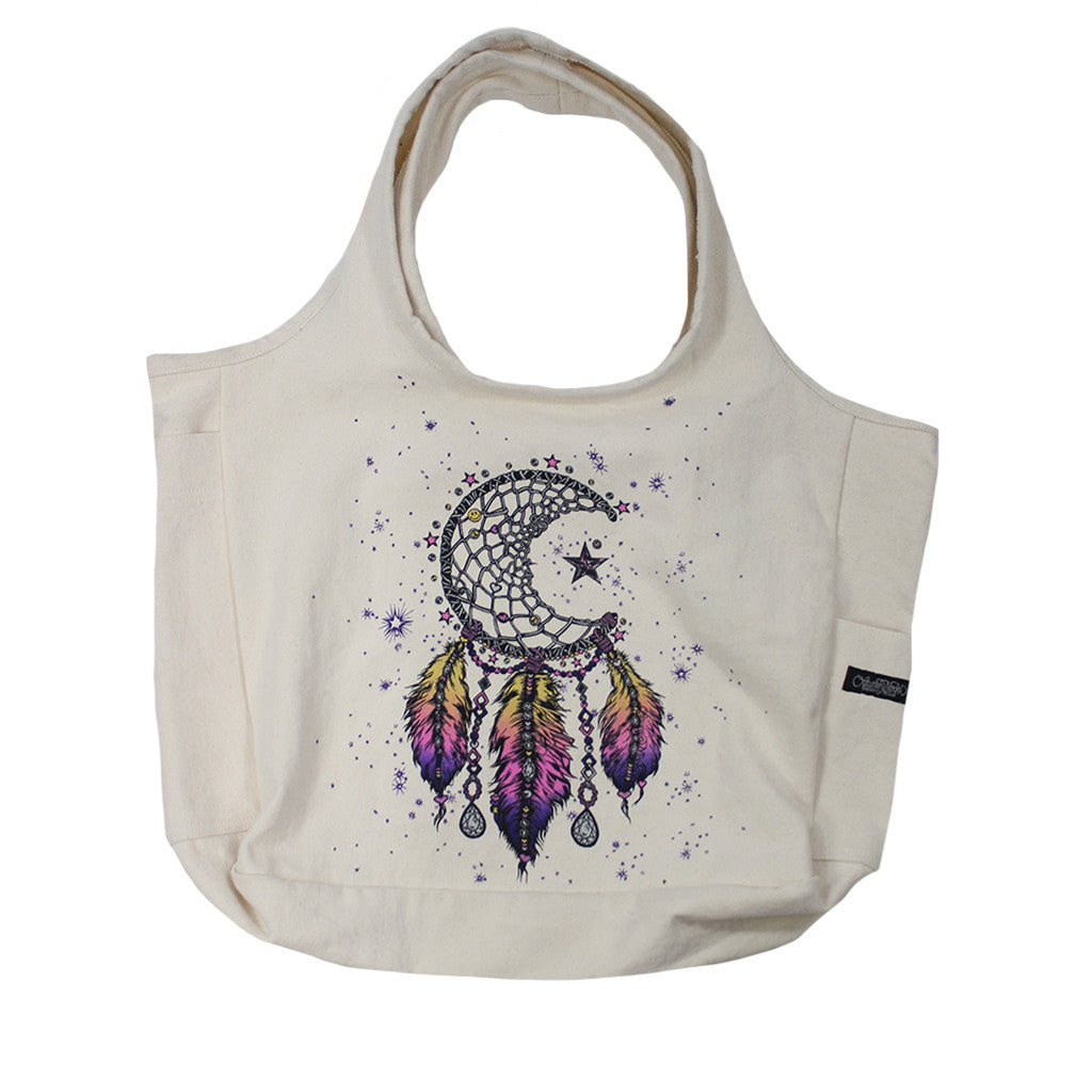 Canvas Tote Moon Dream Catcher - Denny's