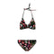 2pc Tie Front Floral Bikini - Denny's