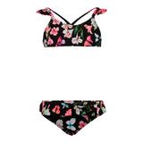 2pc Floral Ruffle Bikini - Denny's