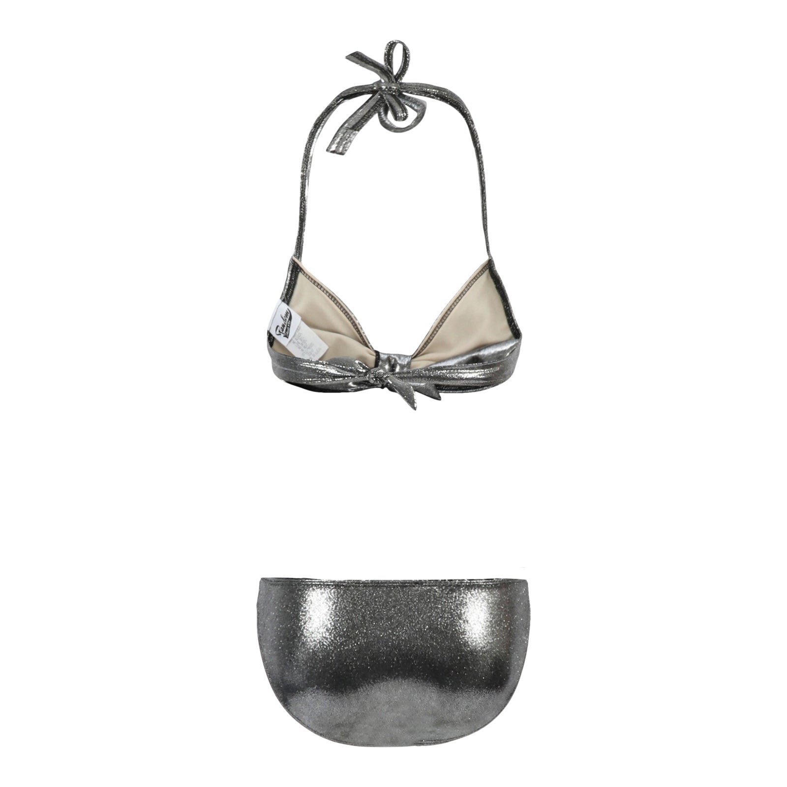 2pc Metallic Knot Bikini - Denny's
