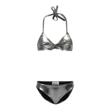2pc Metallic Knot Bikini - Denny's