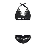 2pc Silver Studs Bikini - Denny's