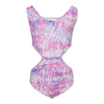 Tie Dye Cut Out 1pc Bathing Suit - Denny's
