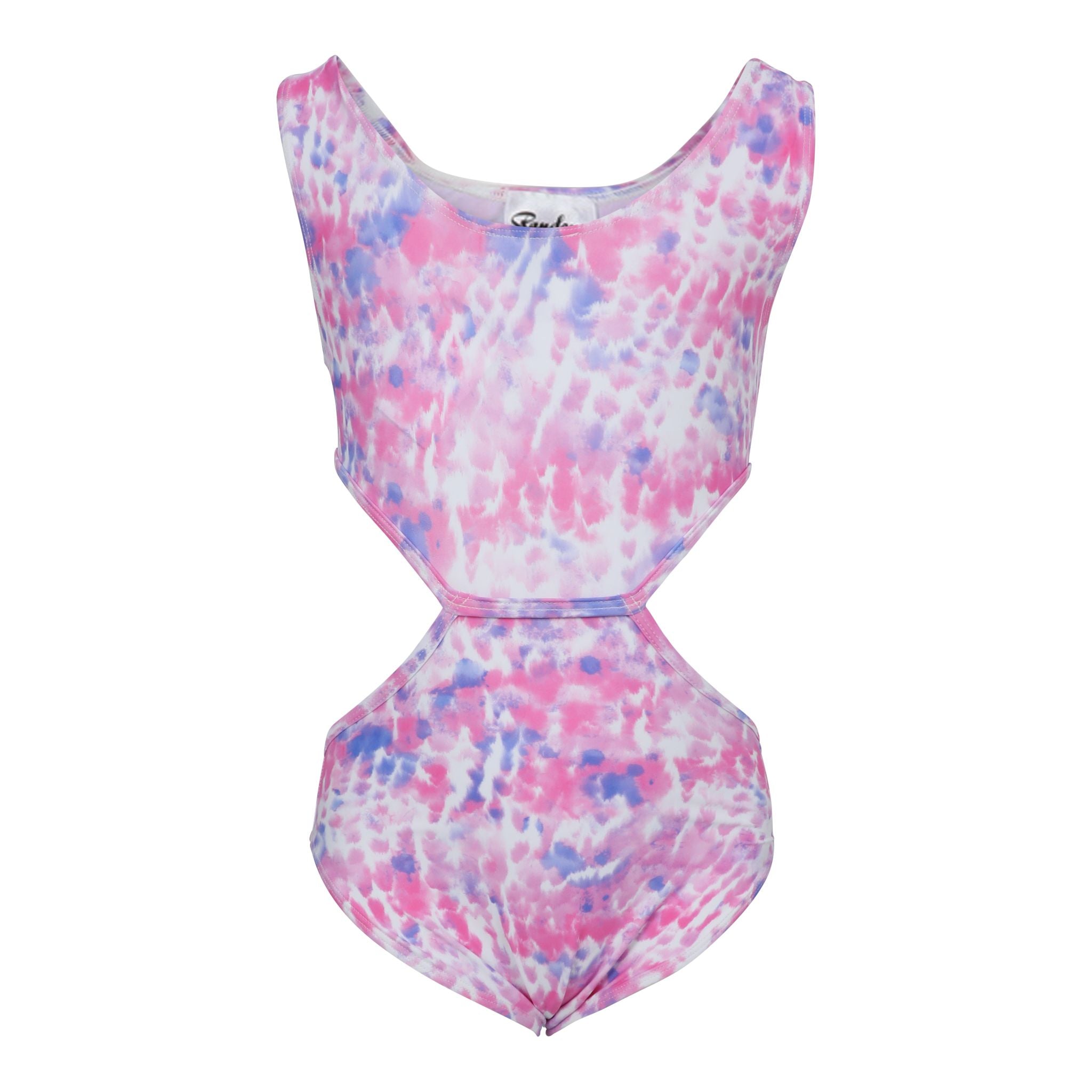 Tie Dye Cut Out 1pc Bathing Suit - Denny's