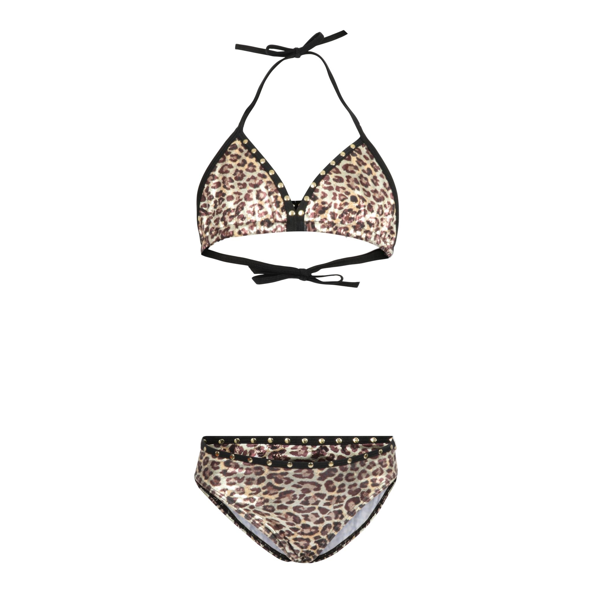 2pc Stud Leopard Bikini - Denny's