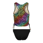 Zebra Tie Dye Tankini - Denny's