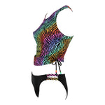 Zebra Tie Dye Tankini - Denny's