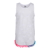 Star Mesh Multi Pom Poms Cover-Up - Denny's