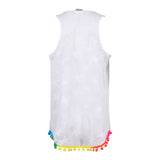 Star Mesh Multi Pom Poms Cover-Up - Denny's