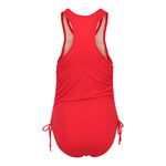 1pc Shirred Sides Bathing Suit - Denny's