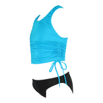 2pc Shirred Sides Tankini - Denny's