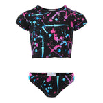 2pc Splatter Rashgard Bikini - Denny's