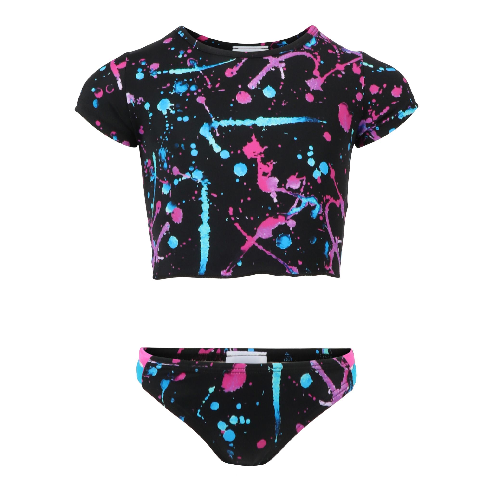 2pc Splatter Rashgard Bikini - Denny's