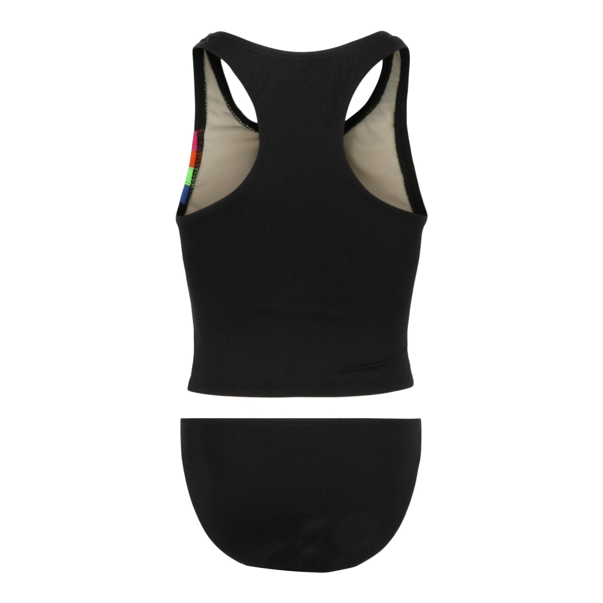 2pc Rainbow Stripe Tankini - Denny's